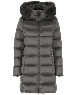 Colmar Faux-Fur Hood Padded Jacket - Grey