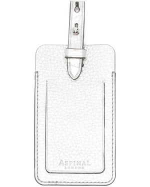 Aspinal of London Leather Tag - White