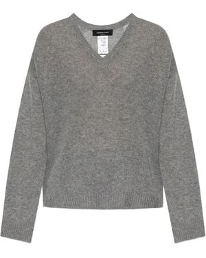 Fabiana Filippi Klassischer Kaschmirpullover - Grau