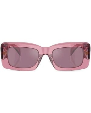 Versace スクエアフレーム サングラス - ピンク