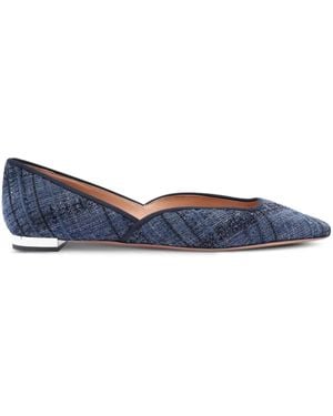 Aquazzura Maia フラットシューズ - ブルー