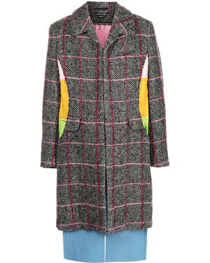 Comme des Garçons Colour-Block Paneled Blazer - Gray