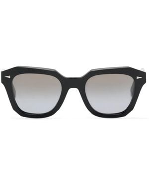 Ahlem Pont Mirabeau Zonnebril Met Wayfarer Montuur - Zwart
