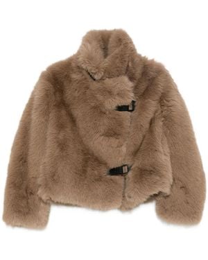 Molliolli Toggle-Fastening Coat - Brown