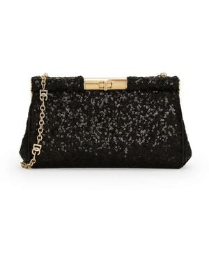 Dolce & Gabbana スパンコール クラッチバッグ - ブラック