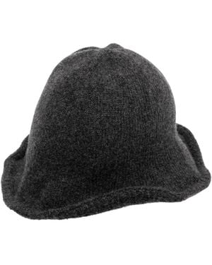 Goen.J Knitted Bucket Hat - Black