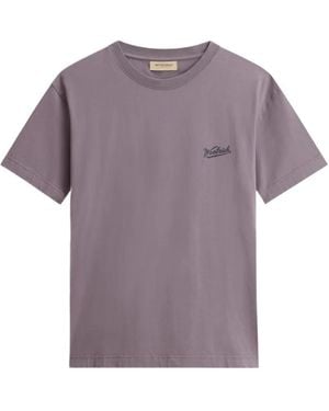 Woolrich Logo T-Shirt - Purple