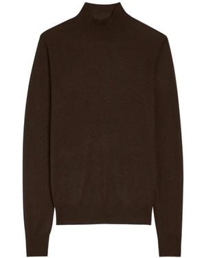 JOSEPH High-Neck Sweater - Brown