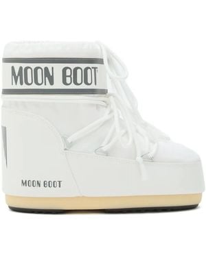 Moon Boot Icon パデッドブーツ - ホワイト