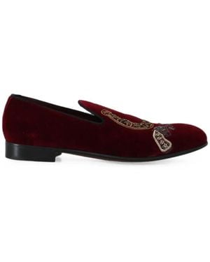 Dolce & Gabbana Embroidered Loafers