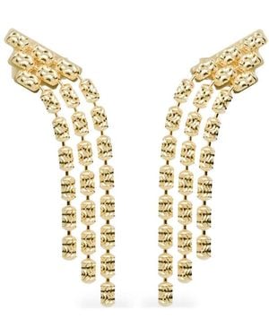Desmo Design Typhoon Three-Row Earrings - Metallizzato