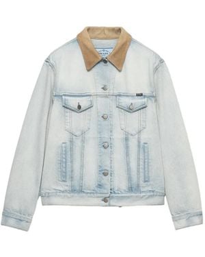 Prada Jacke Aus Denim - Blau