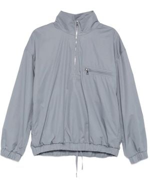 Rier Zip Pocket Cotton Jacket - Grey