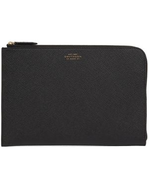 Smythson Panama Reisetasche - Schwarz