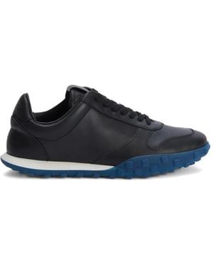 Jil Sander Moon Leather Trainers - Blue