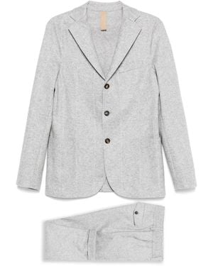 Eleventy Single-Breasted Suit - Grey