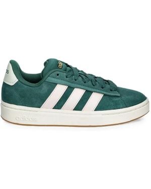 adidas Baskets Grand Court Alpha En Daim - Vert