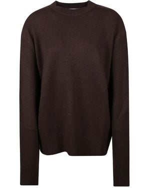 Frankie Shop Rafaela Padded-Knit Sweater - Brown