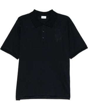 Saint Laurent Cassandre Polo Shirt - Black