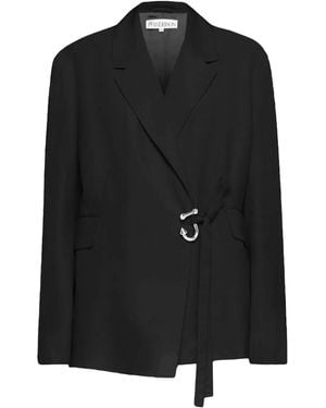 JW Anderson Tailored Wrap Jacket - Black