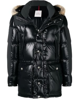 Moncler Hooded Puffer Jacket - Black