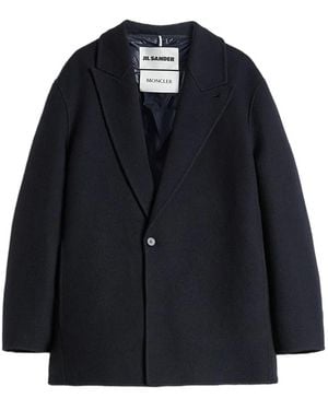 Jil Sander Peaked-Lapel Jacket - Blue