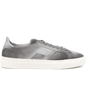 Santoni Paneled Sneakers - Gray