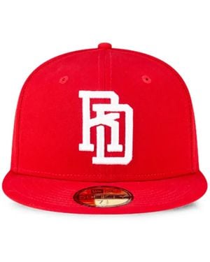 KTZ 59Fifty Dominican Republic Fitted Baseball Cap - Red