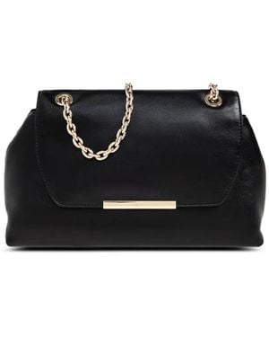 Furla Petit Sac Nedia Porté Épaule À Bride En Chaîne - Black