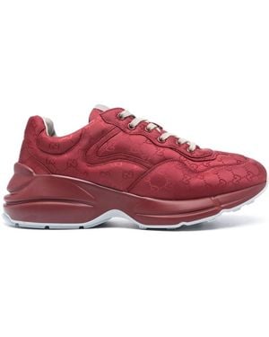 Gucci Trainers With Logo - Red