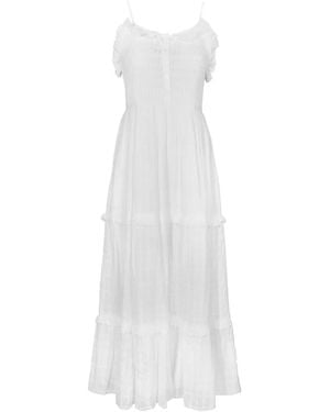 MAISON HOTEL Sleeveless Flared Dress - White