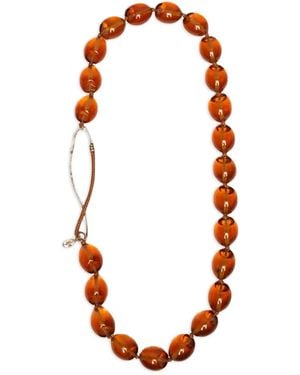 Weekend by Maxmara Beaded Necklace - Red