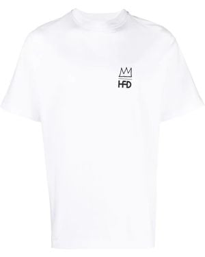 Honey Fucking Dijon X Basquiat ロゴ Tシャツ - ホワイト