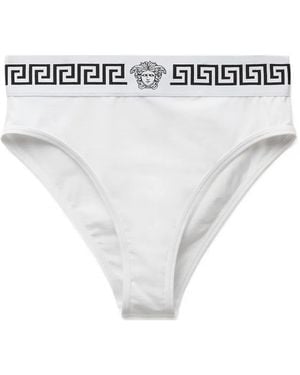 Versace Cotton-Jersey Briefs - White