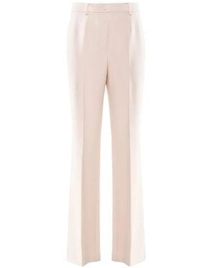Nenette Ever High-Waisted Flared Pants - White