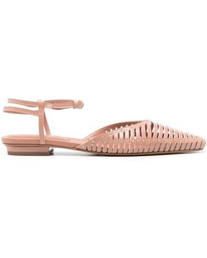 Ulla Johnson Patent-Leather Ballet Flats - Pink