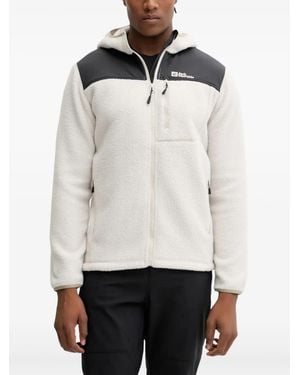 Jack Wolfskin Hoodie Kammweg - Blanc