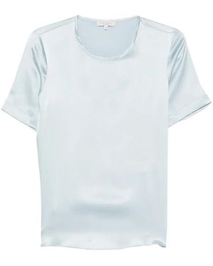 Antonelli Creta Round-Neck Blouse - Blue