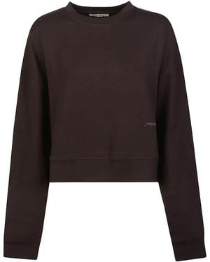 hinnominate Cropped-Sweatshirt - Schwarz