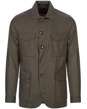 Montecore Multi-Pocket Lightweight Jacket - Brown