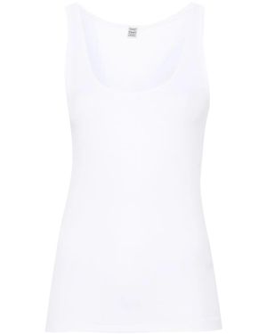 TOTEME Toteme Classic Rib Tank - White