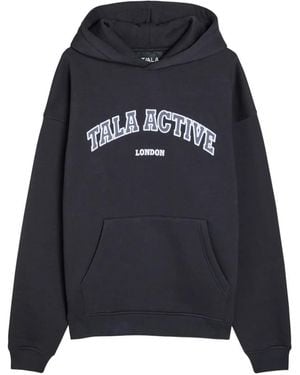 Tala Logo-Print Hoodie - Black