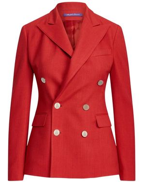 Polo Ralph Lauren Double-Breasted Blazer - Red