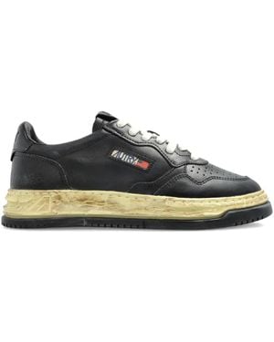 Autry Sneakers Con Effetto Vissuto - Nero
