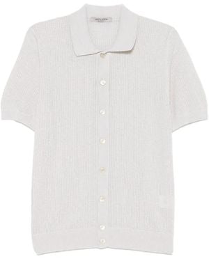 Fileria Camisa De Punto Flojo - Blanco