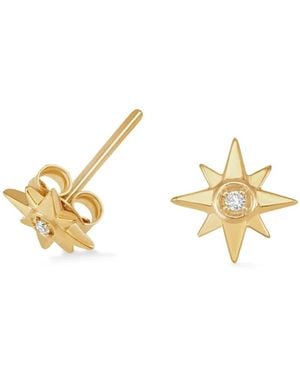 Dower & Hall Orecchini North Star - Metallizzato