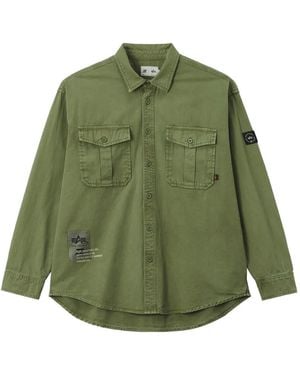 Izzue Flap-Pocket Shirt - Green