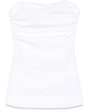TOTEME Top Con Arricciatura - Bianco