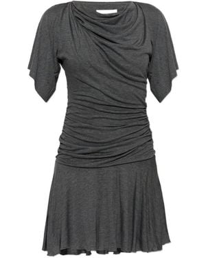 Isabel Marant Raima Ruched Mini Dress - Grey