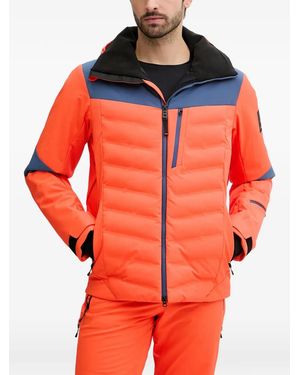 Bogner Fire + Ice Quilted Hooded Skiwear - Orange